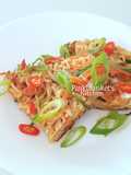 Crustless Instant Noodle Cake