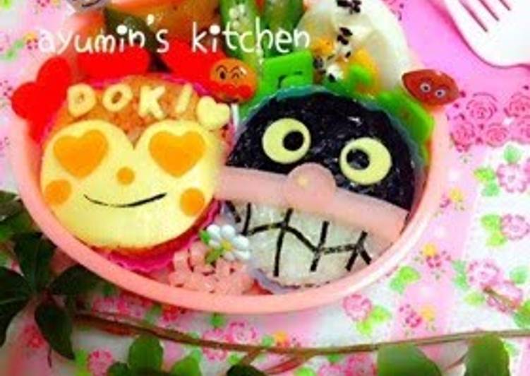 Character Bento: Easily Layered Baikinman