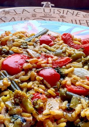 Une photo de La Paella Végétarienne