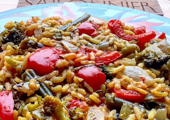 Guide étape par étape pour Préparer  Parfait La Paella Végétarienne