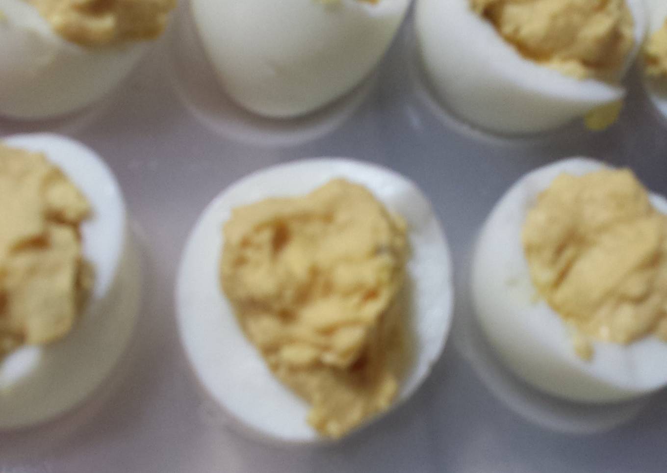 Mom's deviled eggs