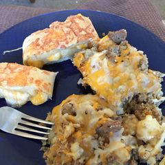 A picture of Cheesy Tot Casserole.