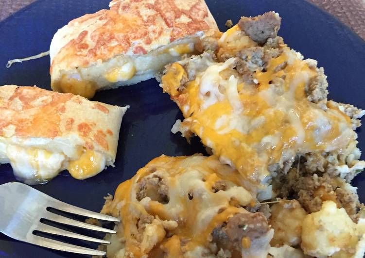 Simple Way to Prepare Favorite Cheesy Tot Casserole