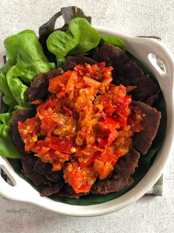 Cara Mudah Membikin Resep Dendeng Balado crispy yang Lezat Sekali Anti Ribet, Menggugah Selera