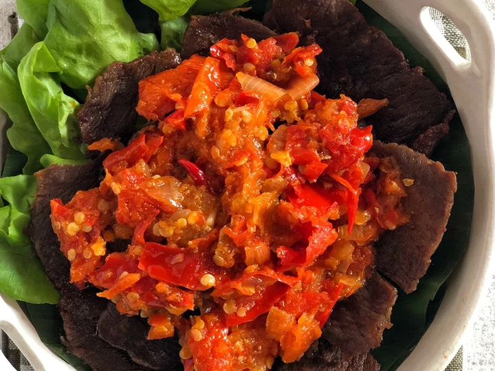 Cara Mudah Membikin Resep Dendeng Balado crispy yang Lezat Sekali Anti Ribet, Menggugah Selera