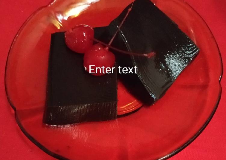 Chocolate pudding ala bakery yummy 🥧