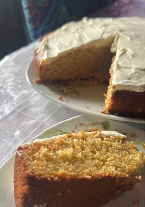 Una foto de Carrot cake (o torta de zanahorias)!!