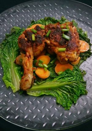 A picture of Pan Roasted Chicken Leg.