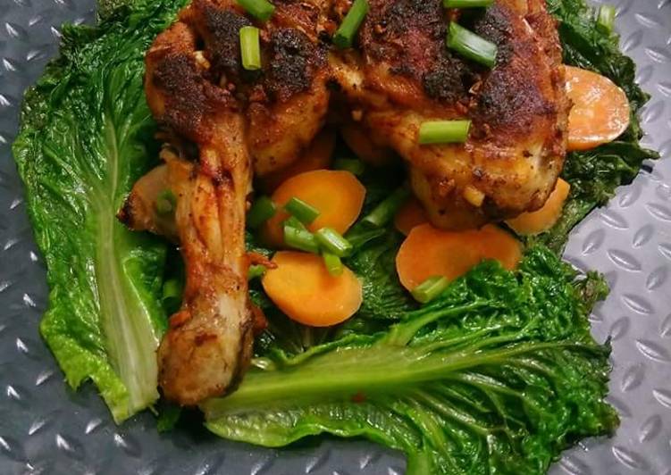 Recipe of Ultimate Pan Roasted Chicken Leg