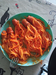 Una foto de Spaghetti estilo púlpito