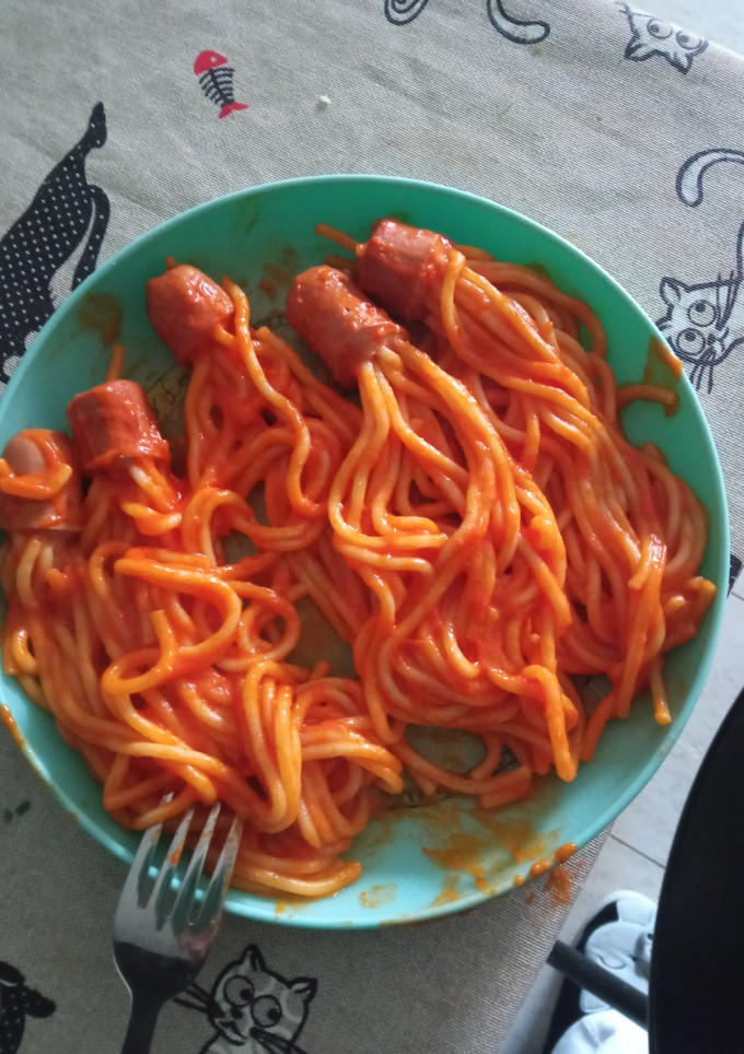 Una foto de Spaghetti estilo púlpito