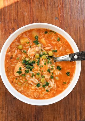 Una foto de Guiso de arroz