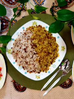 عکسی از دستور عدس پلو با گوشت چرخ کرده