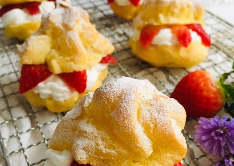 Kue Sus - Choux Strawbery