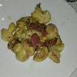Alcachofas salteadas con jamón