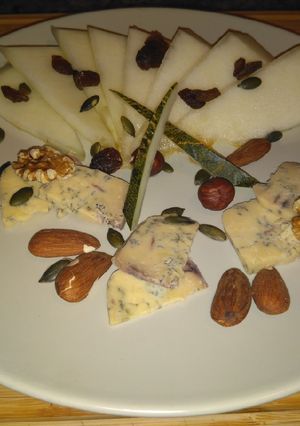 Una foto de Melón con queso