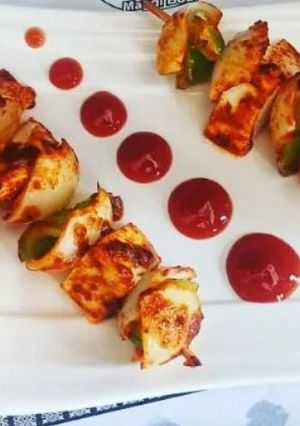 A picture of Paneertikka.