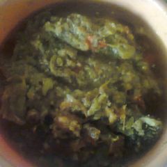 A picture of Garden egg sauce.