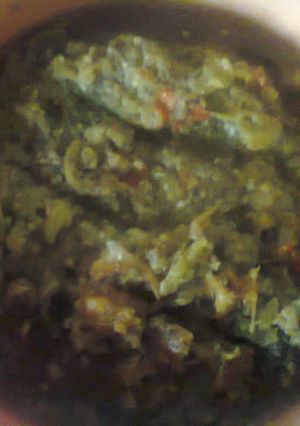 A picture of Garden egg sauce.