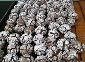 Foto principal de Galletas craqueladas de chocolate