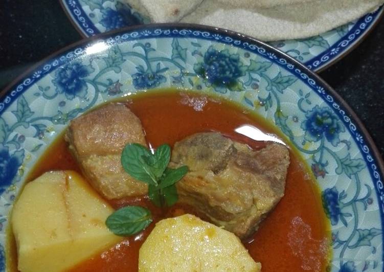 Recipe of Speedy Aaloo Gosht