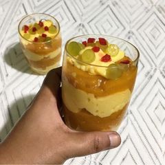 A picture of Layered Mango Refreshment.