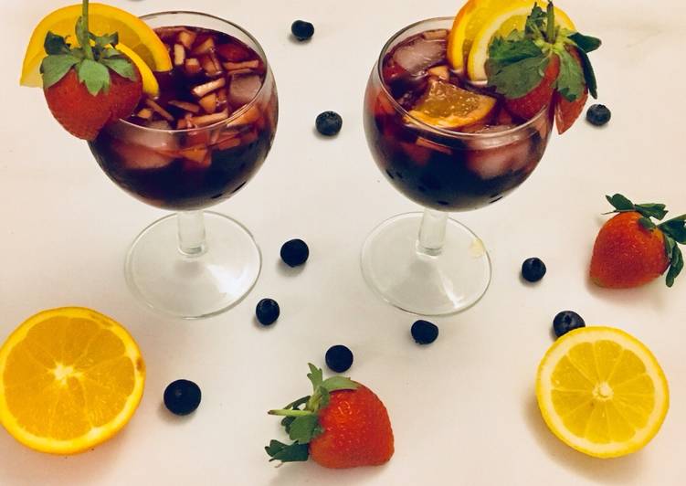 Step-by-Step Guide to Prepare Speedy Instant sangria cocktail