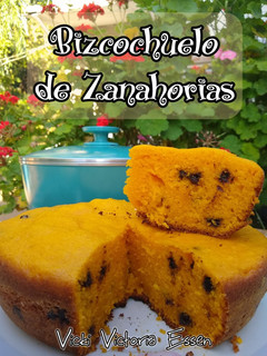Una foto de Bizcochuelo de zanahorias (con licuadora y Essen!)