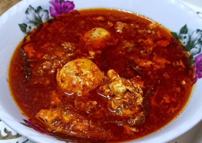 Resipi Asam Pedas Telur Asin Oleh Aznie Khasri Cookpad