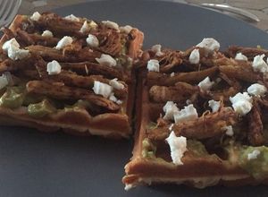 Foto principal de Waffles salados saludables y fáciles de hacer