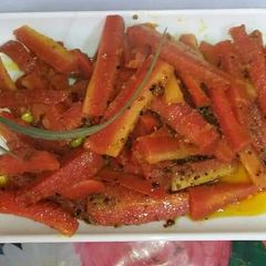 A picture of Gajer ka achar.