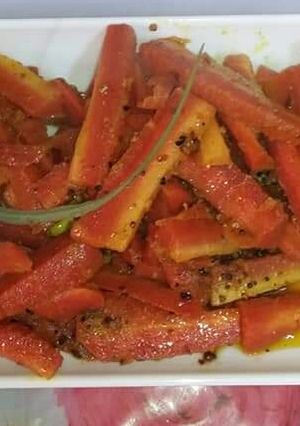 A picture of Gajer ka achar.