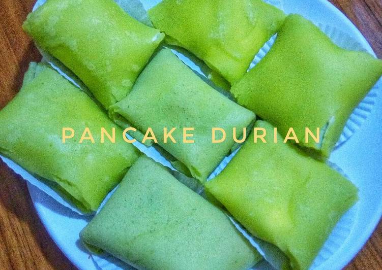 Resep #6 Pancake Durian #pekaninspirasi Anti Gagal