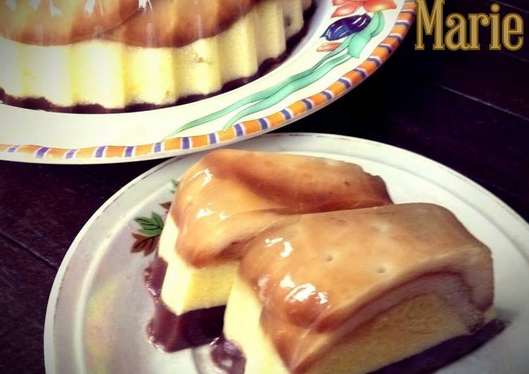 Resep Pudding Marie 3 Lapis Anti Gagal