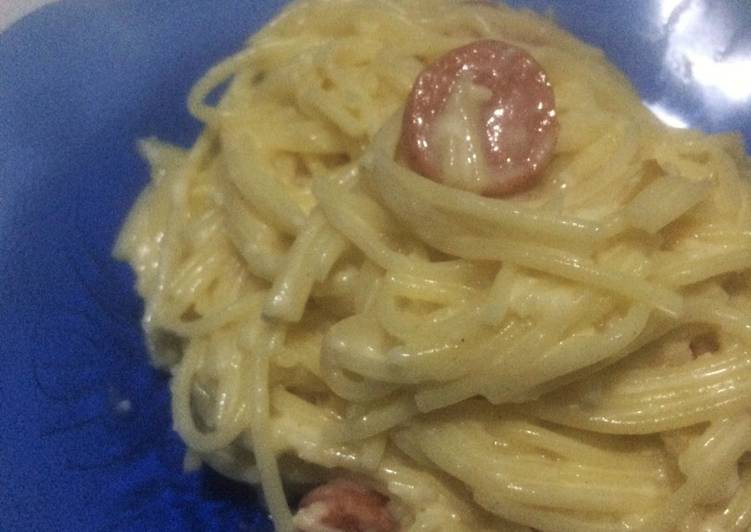 Spaghetti Carbonara Mudah Murah