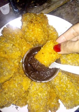 Foto resep Nugget pisang saos coklat kacang yummy