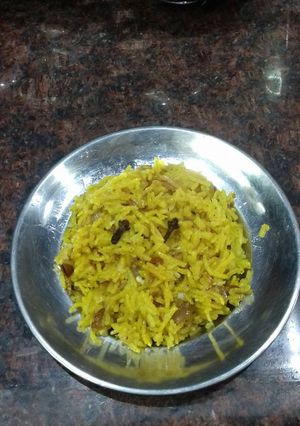 A picture of Meethe chawal.