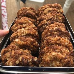 A picture of Quickest and easiest oats and coconut biscuits.