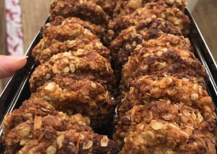 Simple Way to Prepare Ultimate Quickest and easiest oats and coconut biscuits