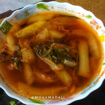 Resepi keladi masak asam