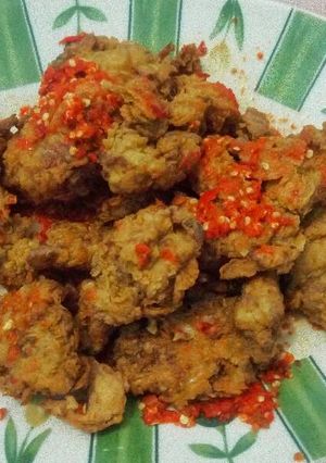 Foto resep Ayam Geprek Sambel Bawang (Geprek Crispy)