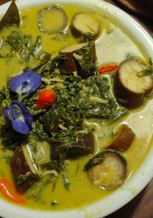 Foto resep Daun singkong masak santan