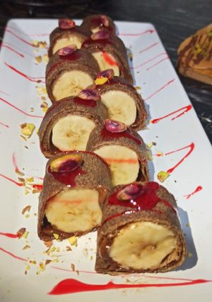 صورة لوصفة كريب وميني بان كيك 🥞🍪
