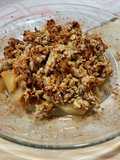 🍎🍯 Apple crumble de avena, nuez y miel 🍎 sin masa 🍯🍎