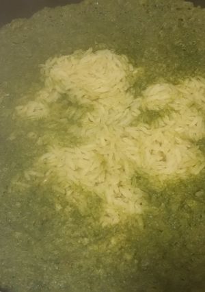 A picture of Cilantro Rice.