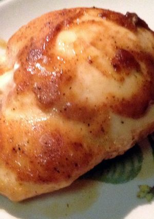 A picture of Applesauce BBQ Chicken.