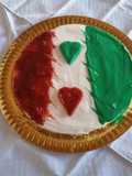 Cheese cake tricolore