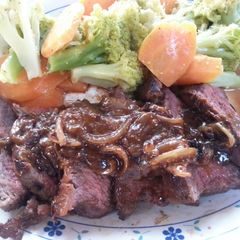 A picture of Oven fry steak.