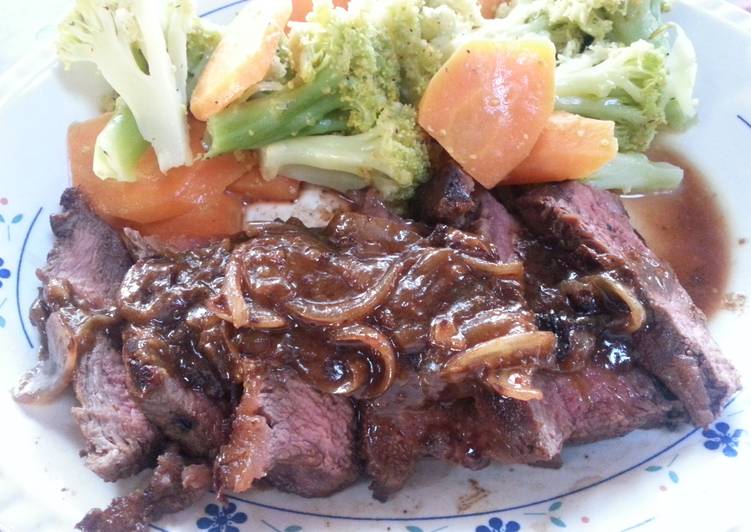 Recipe of Homemade Oven fry steak