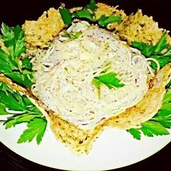 A picture of Mike's EZ Edible Parmesan Bowls.